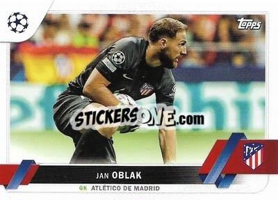 Sticker Jan Oblak - UEFA Club Competitions 2022-2023
 n. 107 - Topps