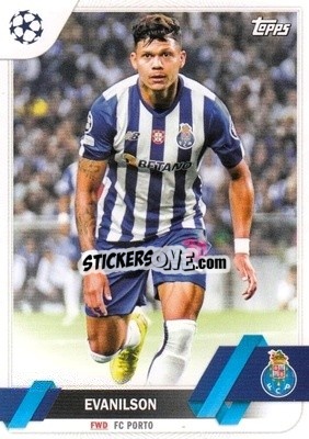 Sticker Evanilson - UEFA Club Competitions 2022-2023
 n. 109 - Topps
