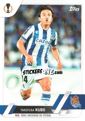 Sticker Takefusa Kubo - UEFA Club Competitions 2022-2023
 n. 112 - Topps