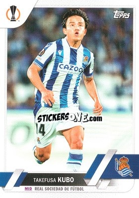 Sticker Takefusa Kubo - UEFA Club Competitions 2022-2023
 - Topps