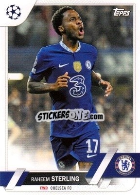Sticker Raheem Sterling - UEFA Club Competitions 2022-2023
 n. 113 - Topps