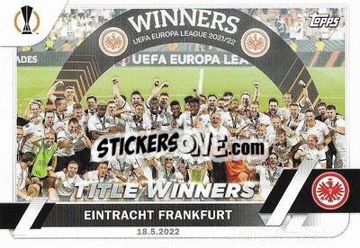 Figurina Eintracht Frankfurt - UEFA Club Competitions 2022-2023
 - Topps