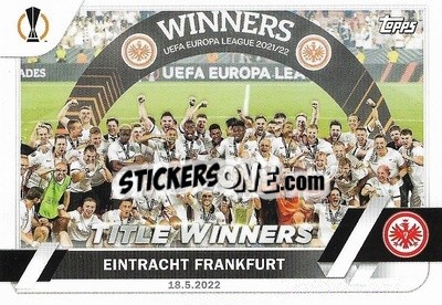Sticker Eintracht Frankfurt - UEFA Club Competitions 2022-2023
 n. 118 - Topps