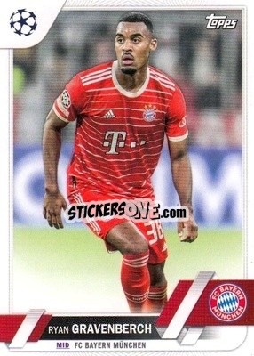 Sticker Ryan Gravenberch - UEFA Club Competitions 2022-2023
 n. 120 - Topps