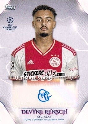 Sticker Devyne Rensch - UEFA Club Competitions 2022-2023
 n. US-DR - Topps