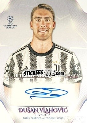 Sticker Dušan Vlahović - UEFA Club Competitions 2022-2023
 - Topps