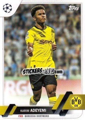 Sticker Karim Adeyemi - UEFA Club Competitions 2022-2023
 n. 122 - Topps