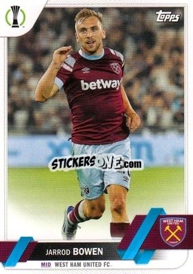 Sticker Jarrod Bowen - UEFA Club Competitions 2022-2023
 n. 123 - Topps