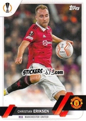 Sticker Christian Eriksen - UEFA Club Competitions 2022-2023
 n. 127 - Topps