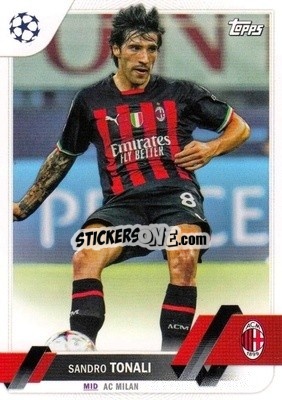 Sticker Sandro Tonali - UEFA Club Competitions 2022-2023
 n. 128 - Topps