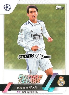 Sticker Takuhiro Nakai - UEFA Club Competitions 2022-2023
 n. 131 - Topps