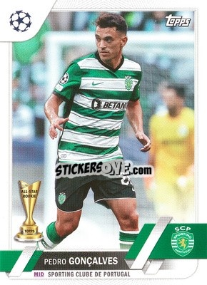 Sticker Pedro Gonçalves - UEFA Club Competitions 2022-2023
 n. 132 - Topps