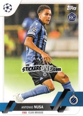 Sticker Antonio Nusa - UEFA Club Competitions 2022-2023
 n. 140 - Topps