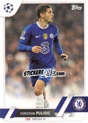 Sticker Christian Pulisic - UEFA Club Competitions 2022-2023
 - Topps