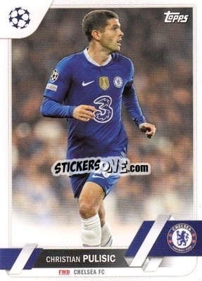Sticker Christian Pulisic - UEFA Club Competitions 2022-2023
 n. 144 - Topps