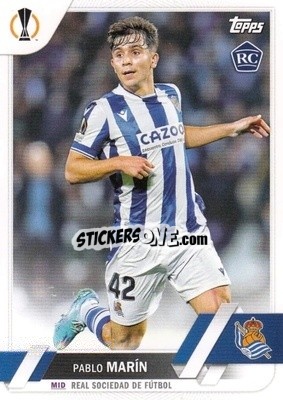 Sticker Pablo Marín - UEFA Club Competitions 2022-2023
 n. 145 - Topps