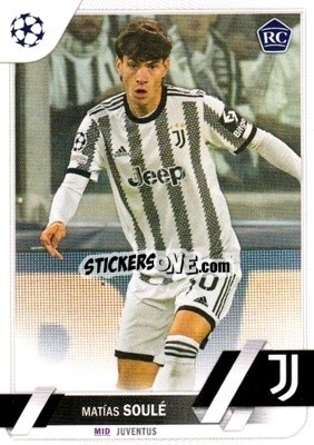 Cromo Matías Soulé - UEFA Club Competitions 2022-2023
 - Topps