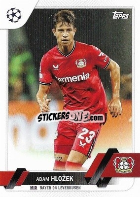 Sticker Adam Hložek - UEFA Club Competitions 2022-2023
 - Topps