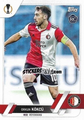 Sticker Orkun Kökcü - UEFA Club Competitions 2022-2023
 n. 151 - Topps