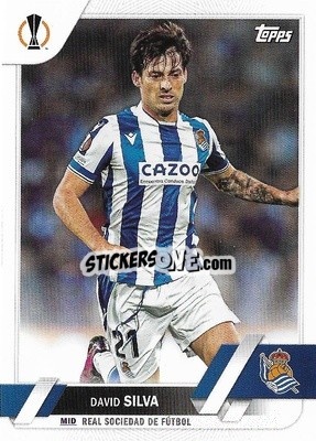Sticker David Silva - UEFA Club Competitions 2022-2023
 n. 154 - Topps