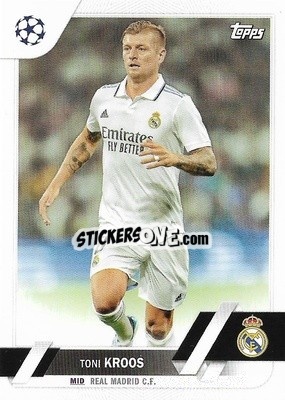 Sticker Toni Kroos - UEFA Club Competitions 2022-2023
 n. 156 - Topps