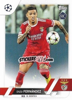 Sticker Enzo Fernández - UEFA Club Competitions 2022-2023
 n. 158 - Topps