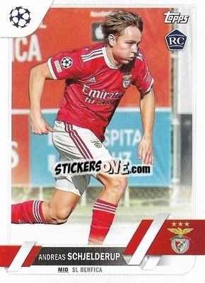 Sticker Andreas Schjelderup - UEFA Club Competitions 2022-2023
 n. 170 - Topps