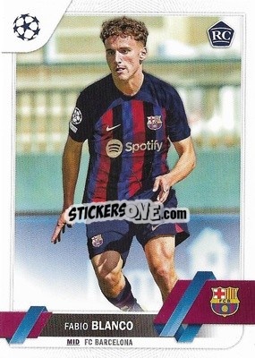 Sticker Fabio Blanco - UEFA Club Competitions 2022-2023
 n. 172 - Topps