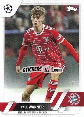 Sticker Paul Wanner - UEFA Club Competitions 2022-2023
 n. 174 - Topps