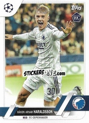 Sticker Hákon Arnar Haraldsson - UEFA Club Competitions 2022-2023
 n. 175 - Topps