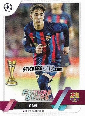Sticker Gavi - UEFA Club Competitions 2022-2023
 n. 178 - Topps