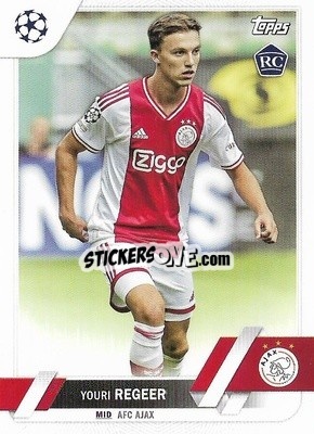 Sticker Youri Regeer - UEFA Club Competitions 2022-2023
 n. 179 - Topps
