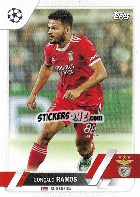 Sticker Gonçalo Ramos - UEFA Club Competitions 2022-2023
 n. 181 - Topps