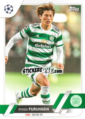 Sticker Kyogo Furuhashi - UEFA Club Competitions 2022-2023
 - Topps