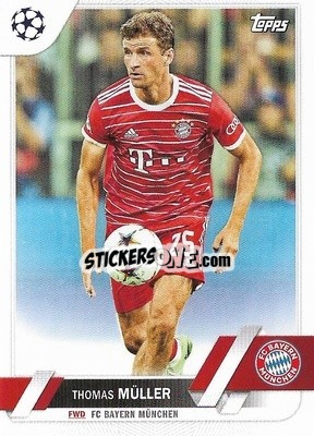 Cromo Thomas Müller - UEFA Club Competitions 2022-2023
 - Topps