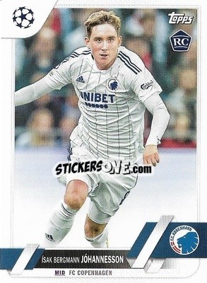 Sticker Ísak Bergmann Jóhannesson - UEFA Club Competitions 2022-2023
 n. 189 - Topps