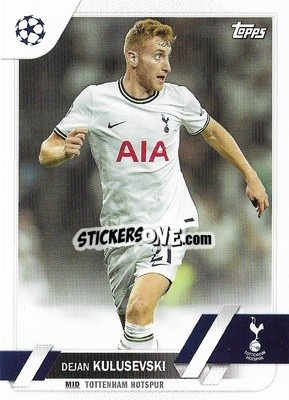 Sticker Dejan Kulusevski - UEFA Club Competitions 2022-2023
 n. 191 - Topps