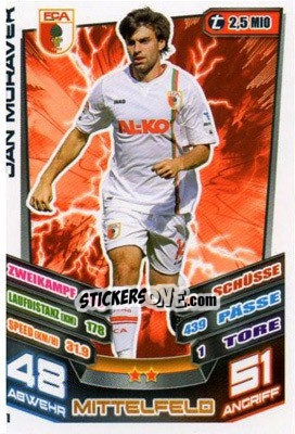 Sticker Jan Moravek - German Fussball Bundesliga 2013-2014. Match Attax - Topps