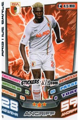 Sticker Aristide Bance - German Fussball Bundesliga 2013-2014. Match Attax - Topps