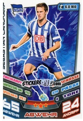 Sticker Sebastian Langkamp - German Fussball Bundesliga 2013-2014. Match Attax n. 21 - Topps