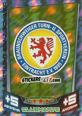 Sticker Club-Logo - German Fussball Bundesliga 2013-2014. Match Attax - Topps