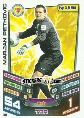 Figurina Marjan Petkovic - German Fussball Bundesliga 2013-2014. Match Attax - Topps