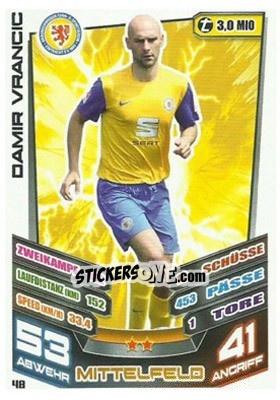 Figurina Damir Vrancic - German Fussball Bundesliga 2013-2014. Match Attax - Topps