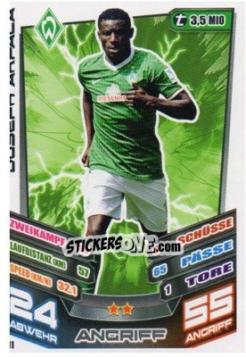 Figurina Joseph Akpala - German Fussball Bundesliga 2013-2014. Match Attax - Topps