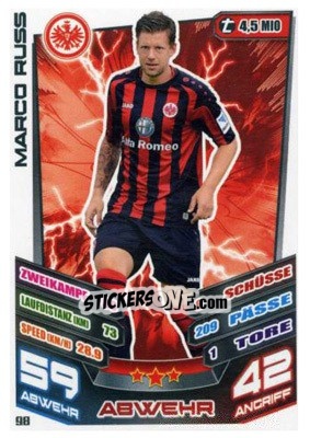 Figurina Marco Russ - German Fussball Bundesliga 2013-2014. Match Attax - Topps