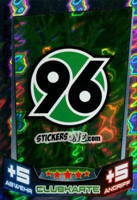 Sticker Club-Logo - German Fussball Bundesliga 2013-2014. Match Attax n. 145 - Topps