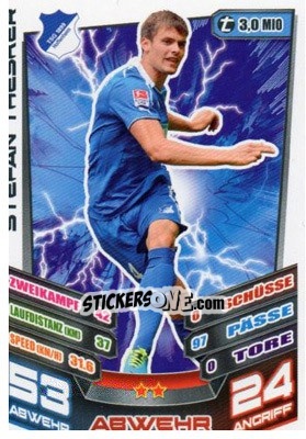 Sticker Stefan Thesker - German Fussball Bundesliga 2013-2014. Match Attax n. 167 - Topps