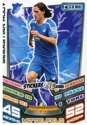 Sticker Sebastian Rudy - German Fussball Bundesliga 2013-2014. Match Attax n. 171 - Topps