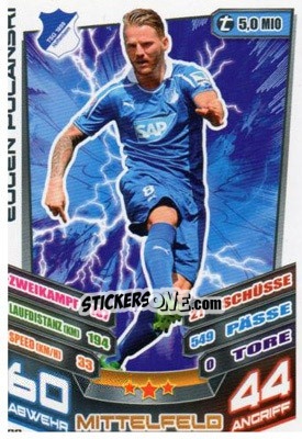 Sticker Eugen Polanski - German Fussball Bundesliga 2013-2014. Match Attax n. 172 - Topps