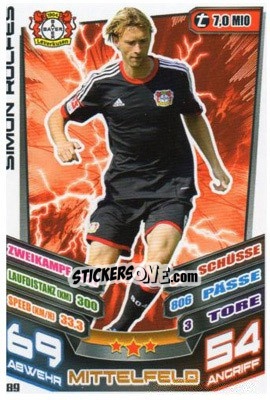 Cromo Simon Rolfes - German Fussball Bundesliga 2013-2014. Match Attax - Topps